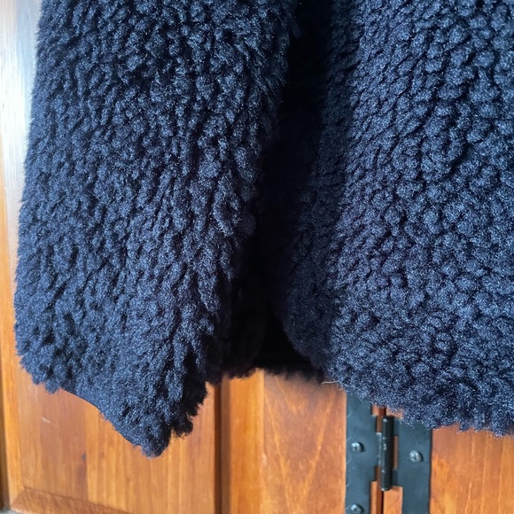 Uniqlo NWT Teddy Fleece Navy zip-up Jacket - Picture 8 of 13